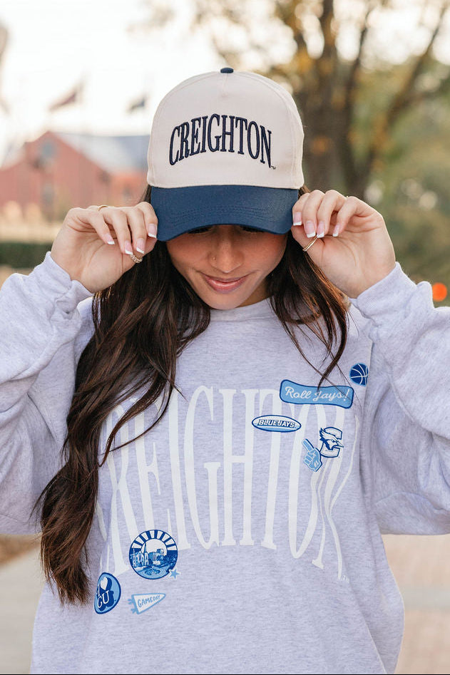 Navy Creighton Trucker Hat