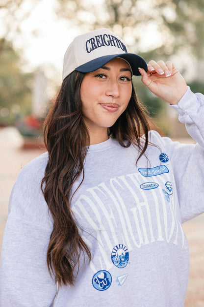 Navy Creighton Trucker Hat