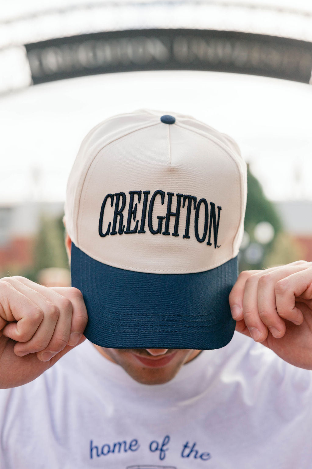 Navy Creighton Trucker Hat