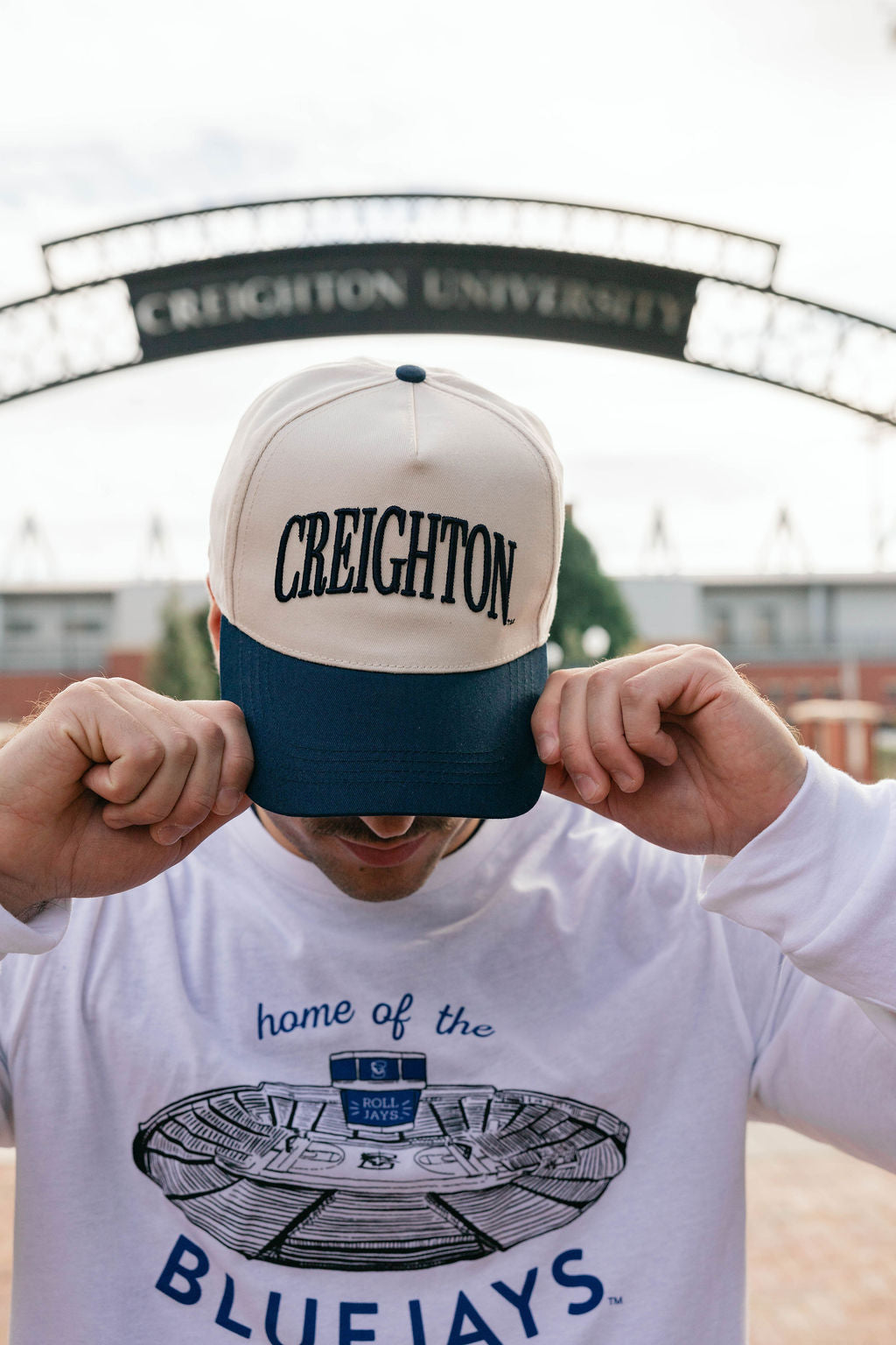 Navy Creighton Trucker Hat