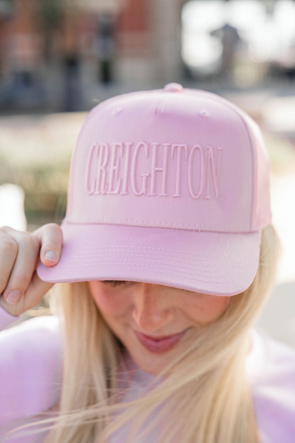 Pink Monotone Creighton Hat