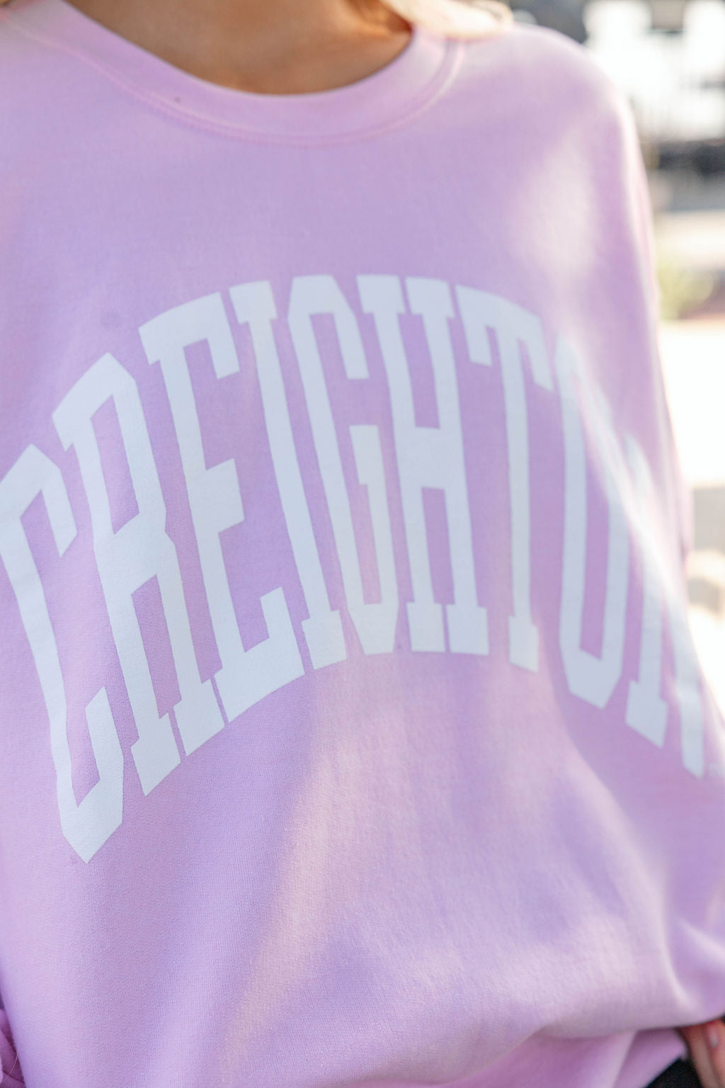 Pink Creighton Crewneck