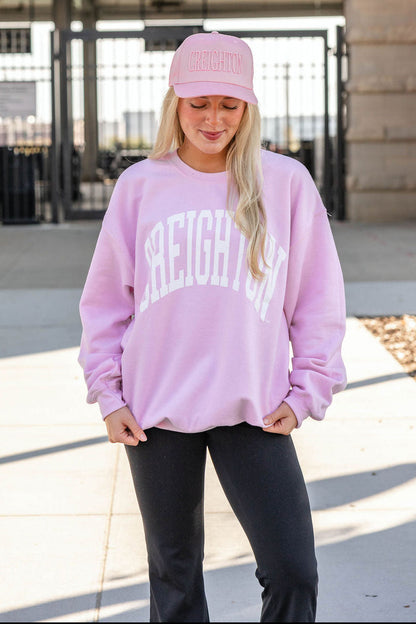 Pink Creighton Crewneck