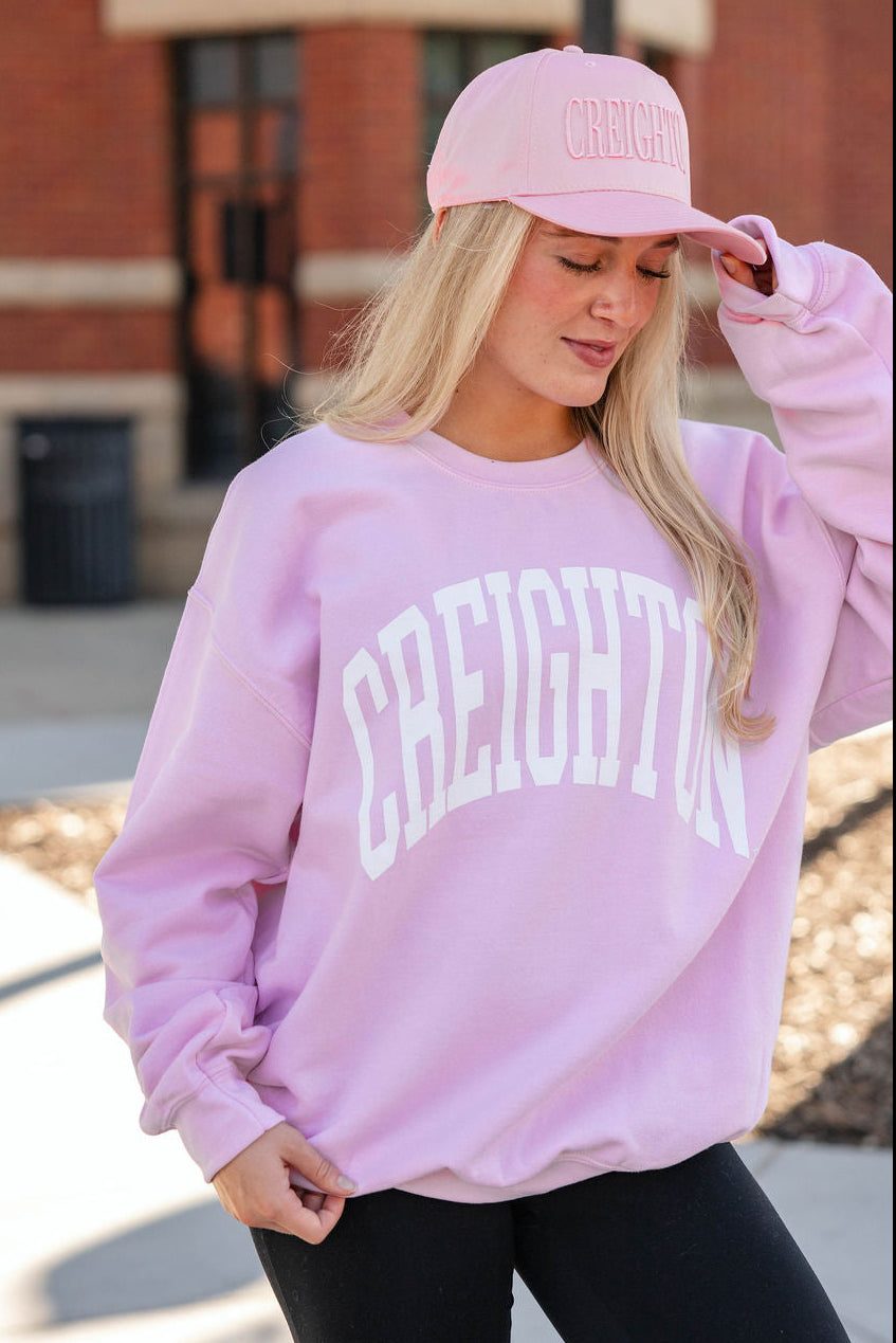 Pink Creighton Crewneck