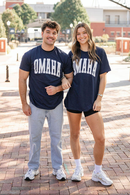 Navy Omaha Tee