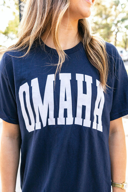 Navy Omaha Tee
