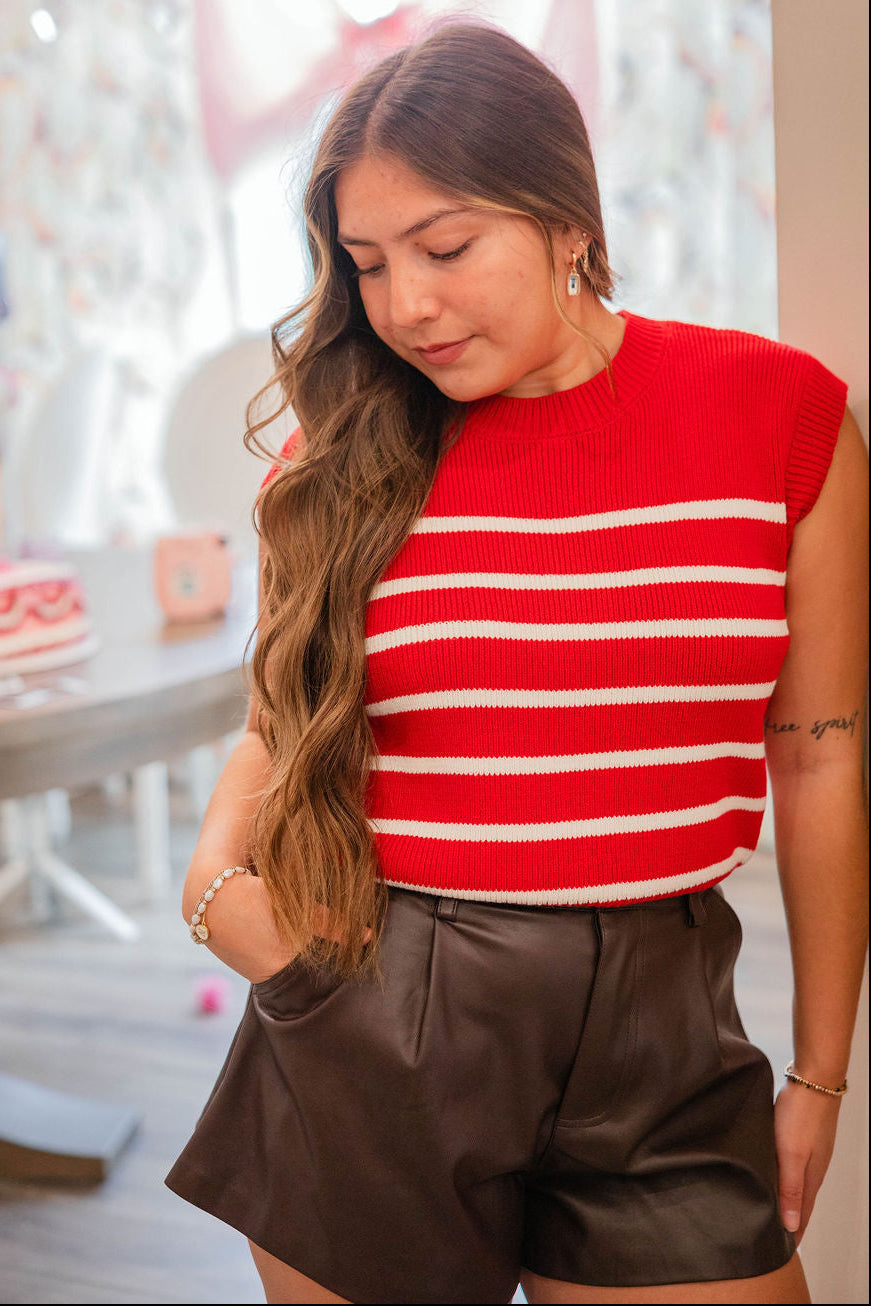 Fine Line Knit Top