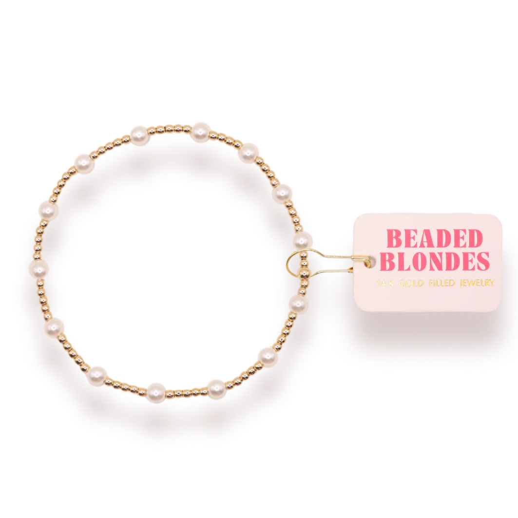 June Pearl Gold Bracelet