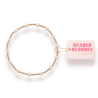 June Pearl Gold Bracelet
