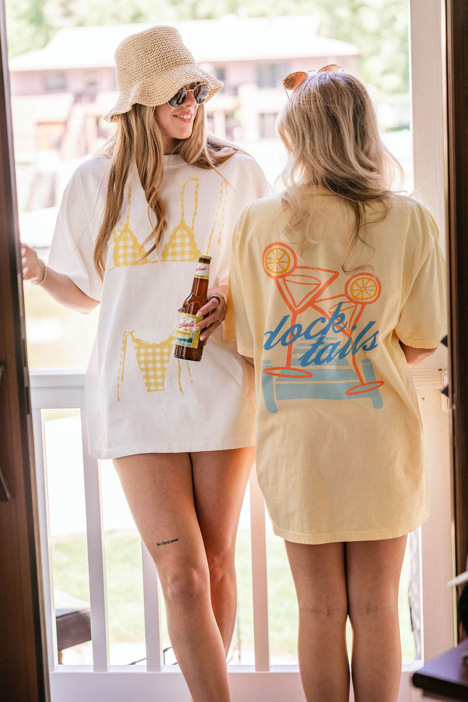 Gingham Bikini Tee