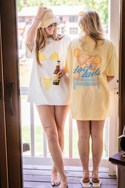 Gingham Bikini Tee