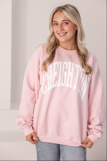 Pink Creighton Crewneck
