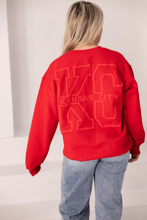 KC Crewneck Sweatshirt (Red)
