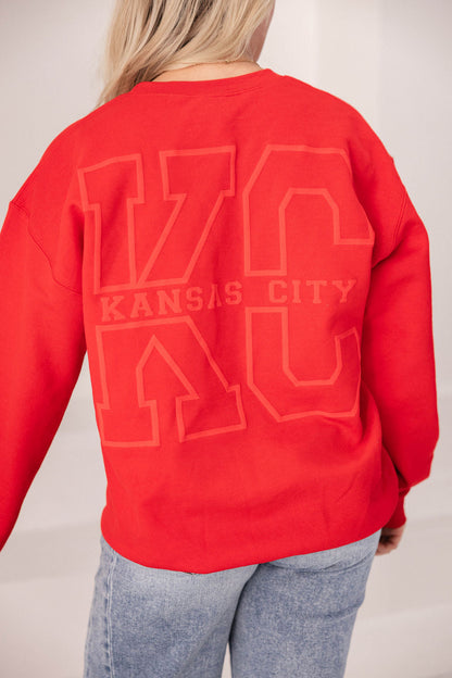 KC Crewneck Sweatshirt (Red)
