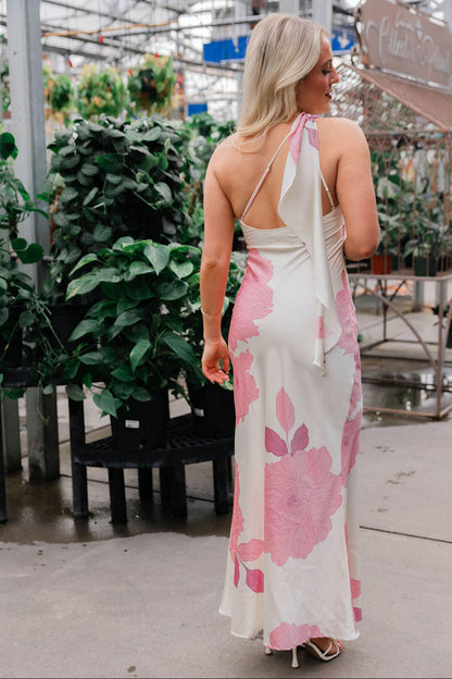 Pink Peony Maxi Dress