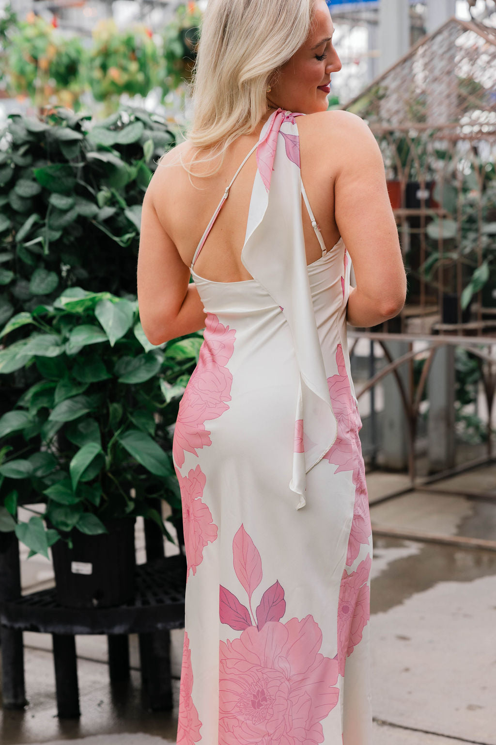 Pink Peony Maxi Dress