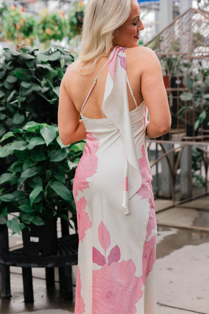 Pink Peony Maxi Dress