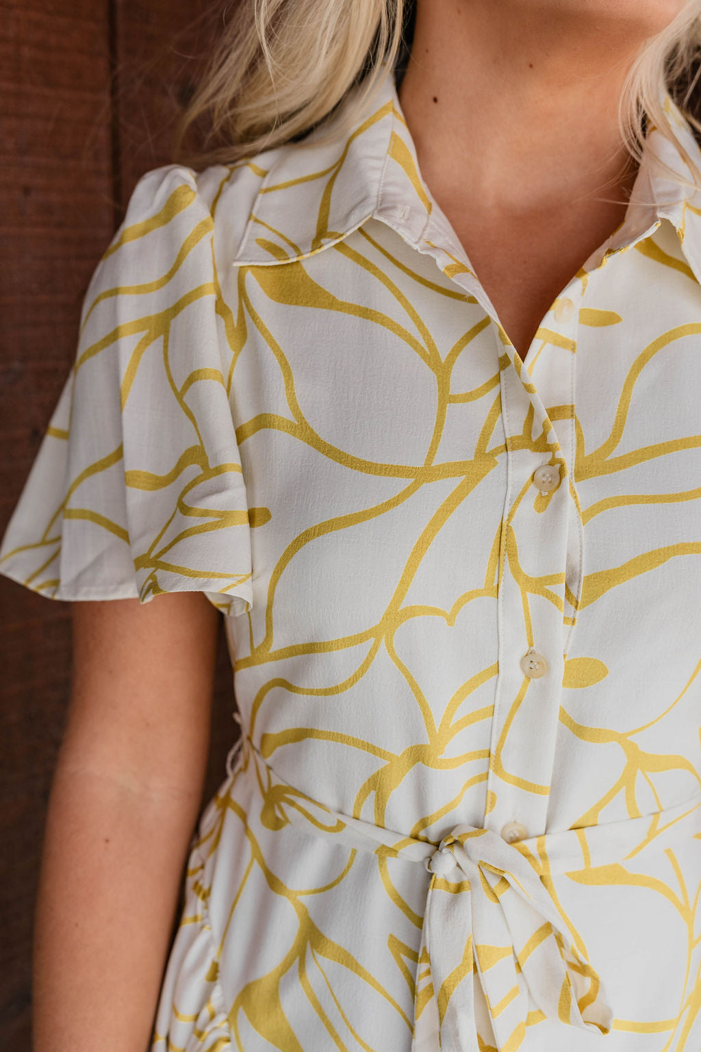 Honey Blossom Midi Dress