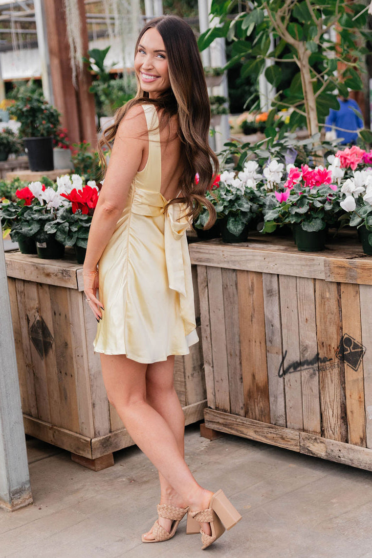 Lemon Drop Mini Dress