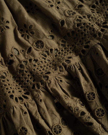 Cecilia Dress In Martini Calypso Eyelet