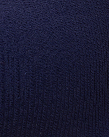 Classic Midrise Bottom In Navy Texture