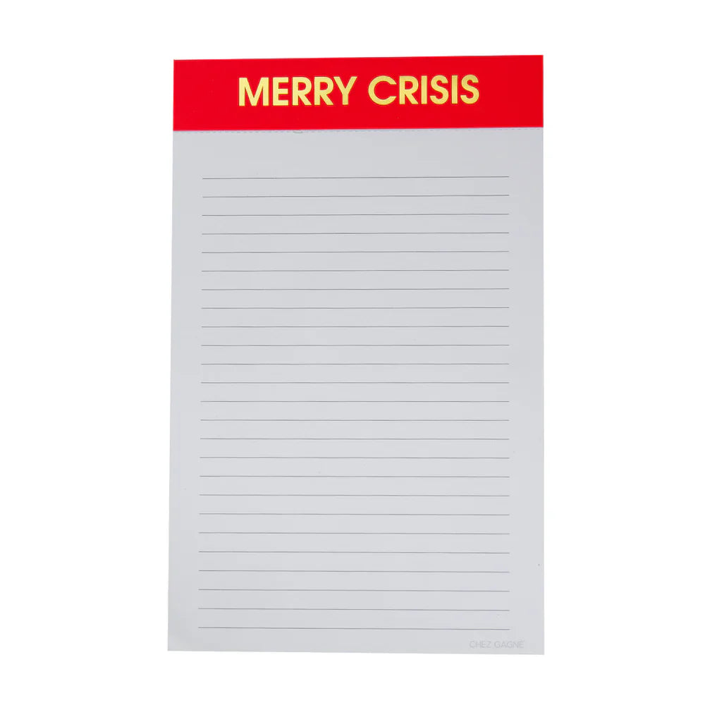 Merry Crisis Notepad