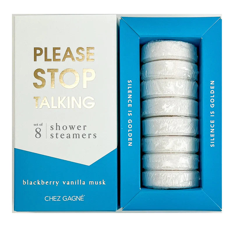 Please Stop Talking Shower Steamers