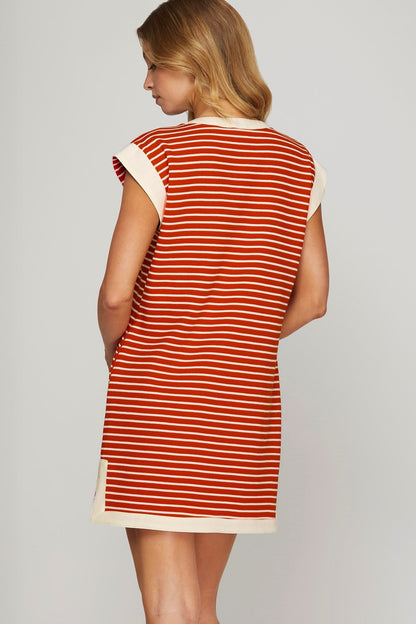 Ruth Striped Mini Dress