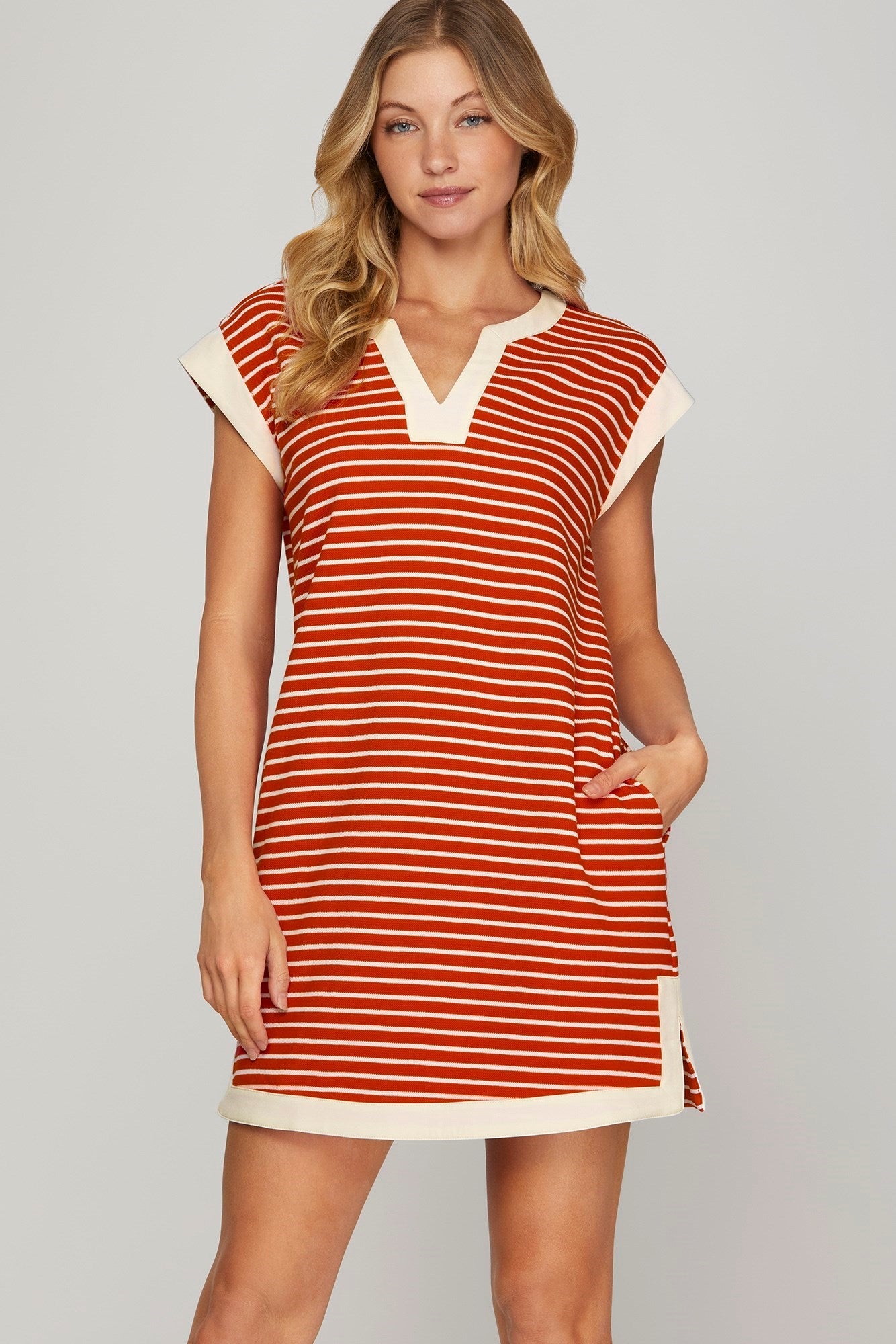 Ruth Striped Mini Dress