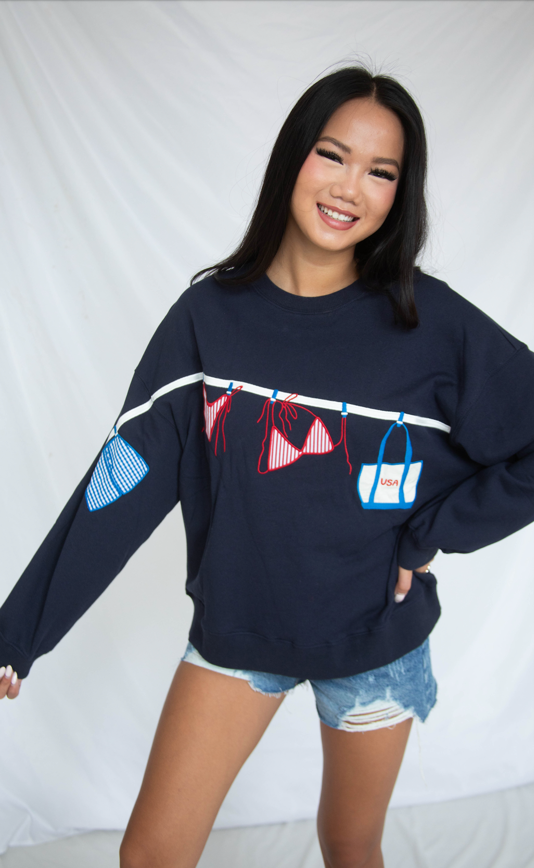 americana line sweatshirt
