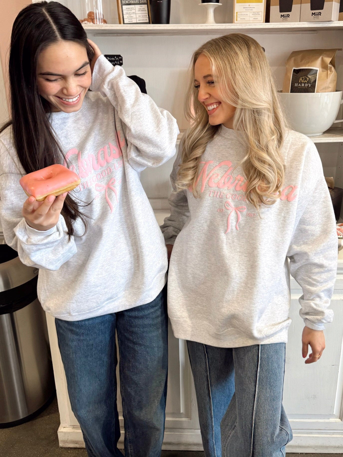 Nebraska Bow Sweatshirt