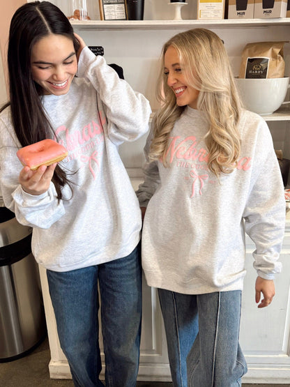 Nebraska Bow Sweatshirt
