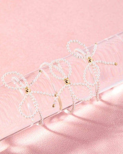 Pearl Bow Bracelet