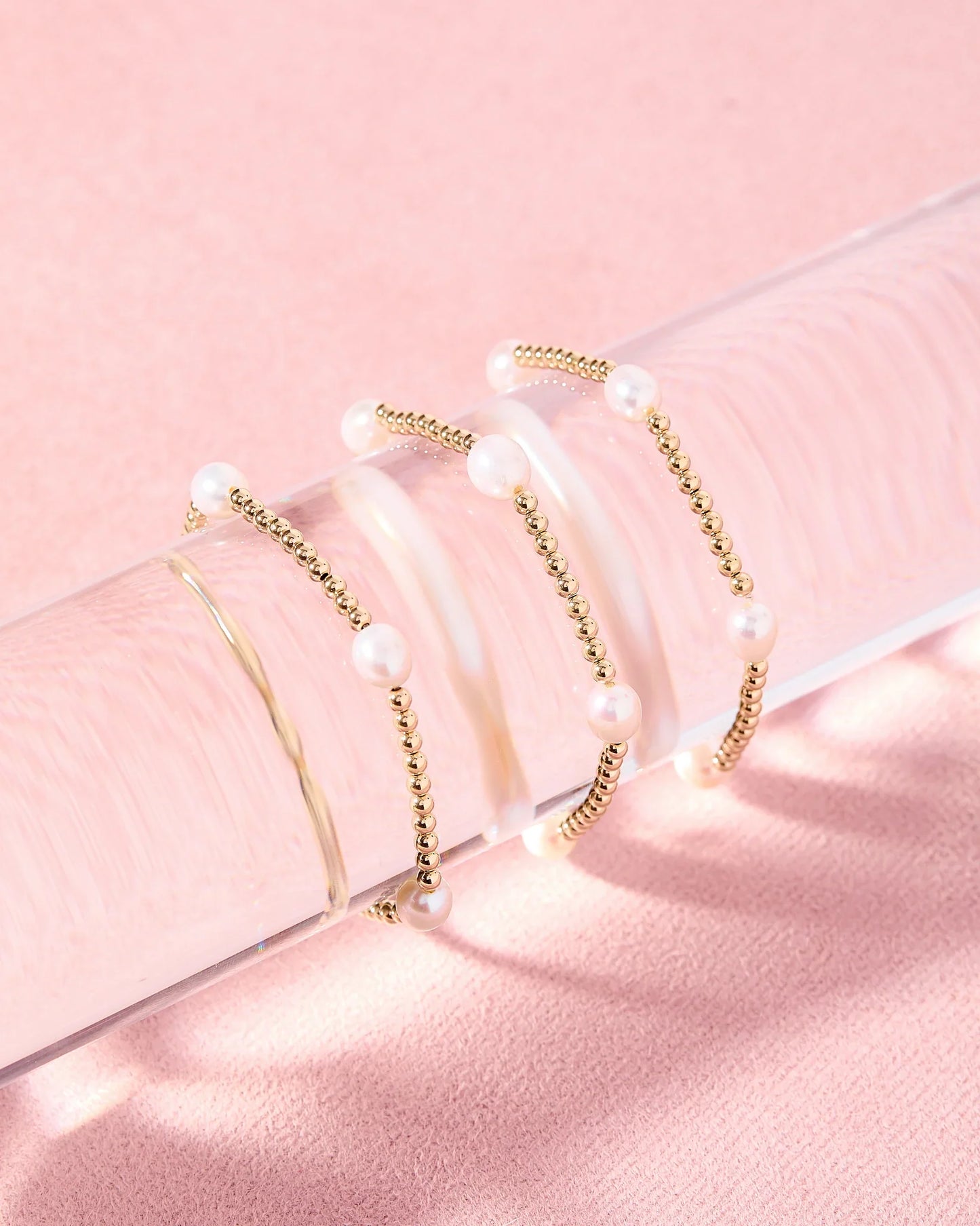Poppi Pearl Gold Bracelet