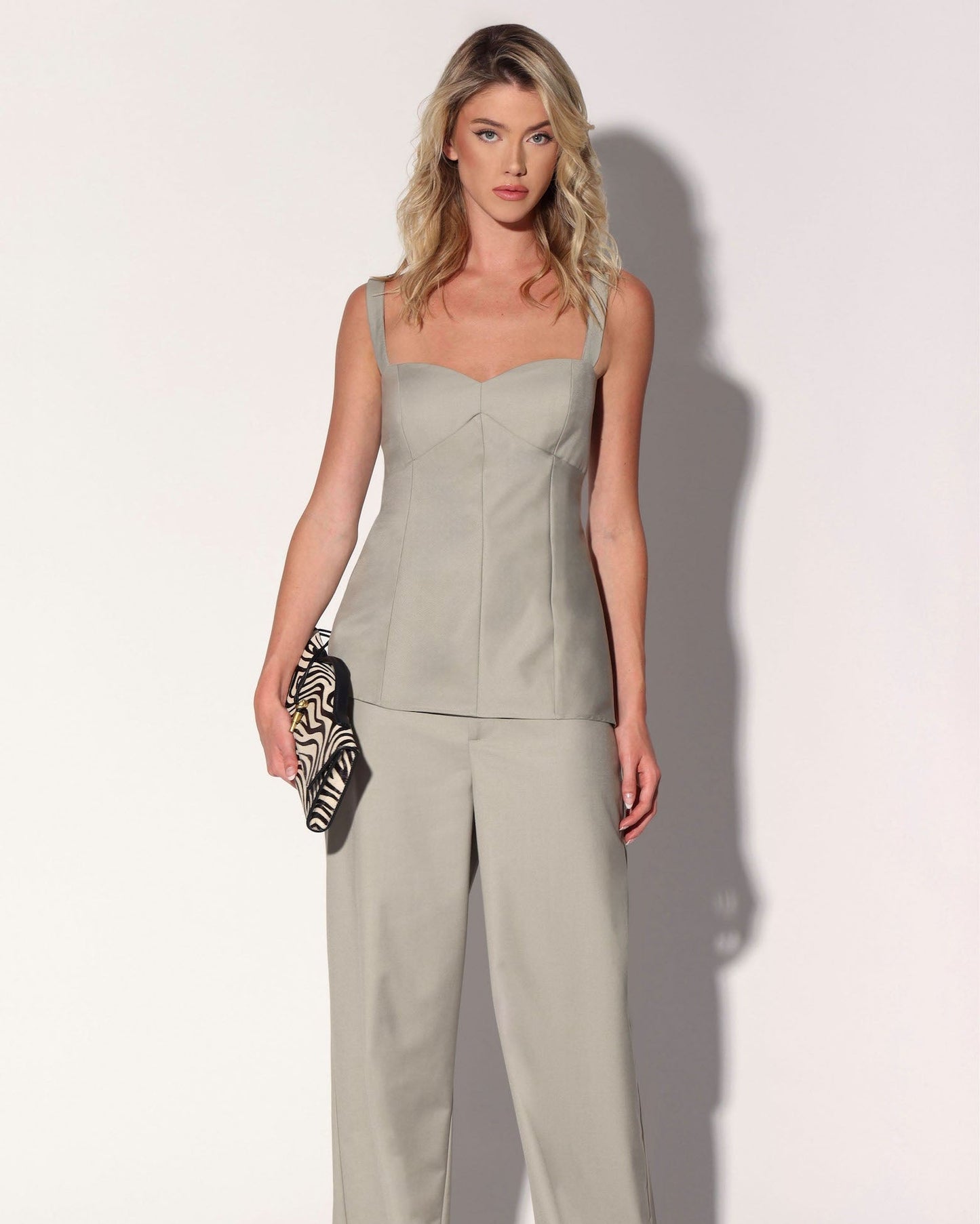 Cassie Top, Pale Sage
