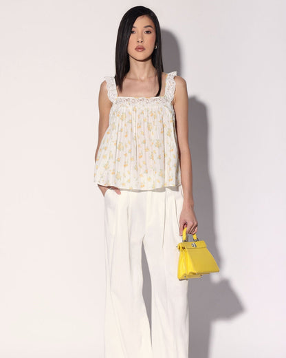 Cory Top, Yellow Bouquet
