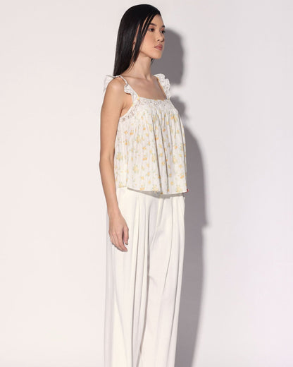 Cory Top, Yellow Bouquet