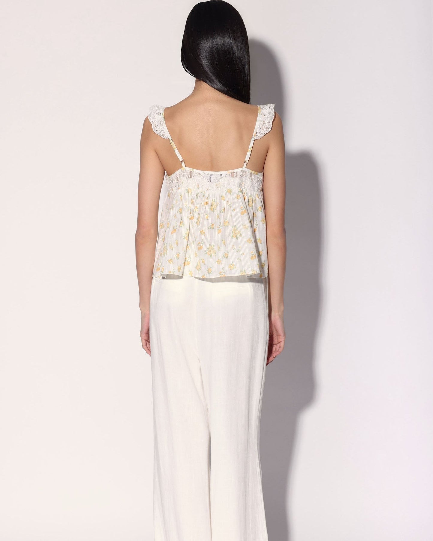 Cory Top, Yellow Bouquet