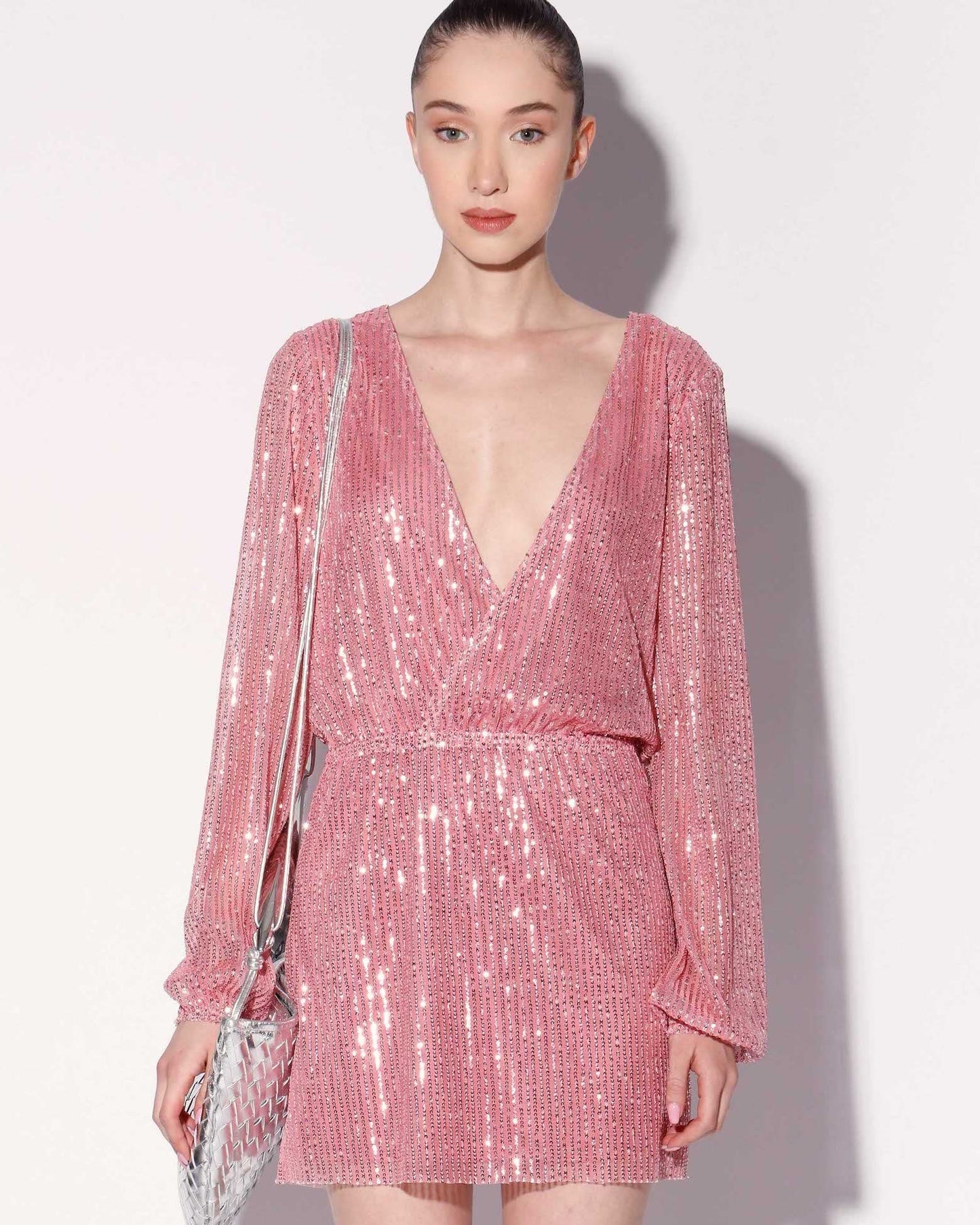 Callypso Dress, City Sequin Rose
