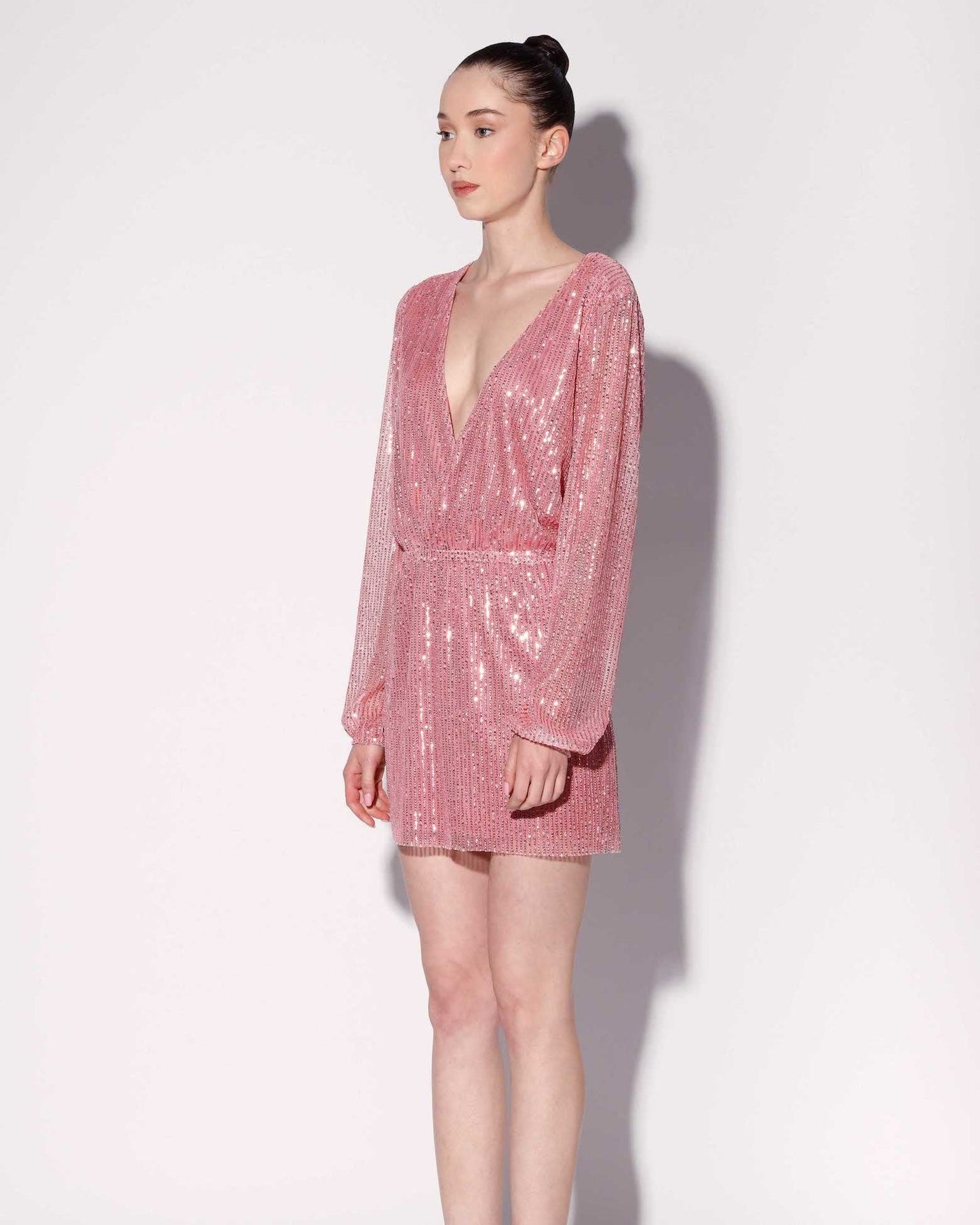 Callypso Dress, City Sequin Rose