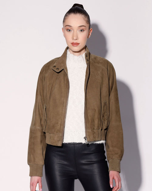 Bowie Jacket, Cypress Suede - Leather