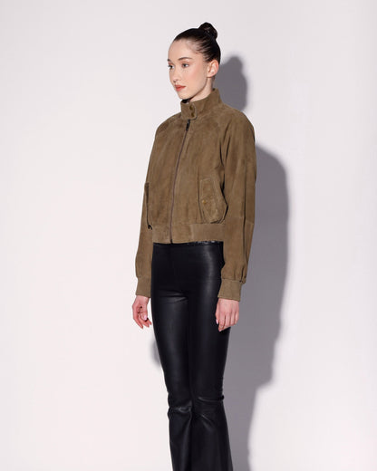 Bowie Jacket, Cypress Suede - Leather