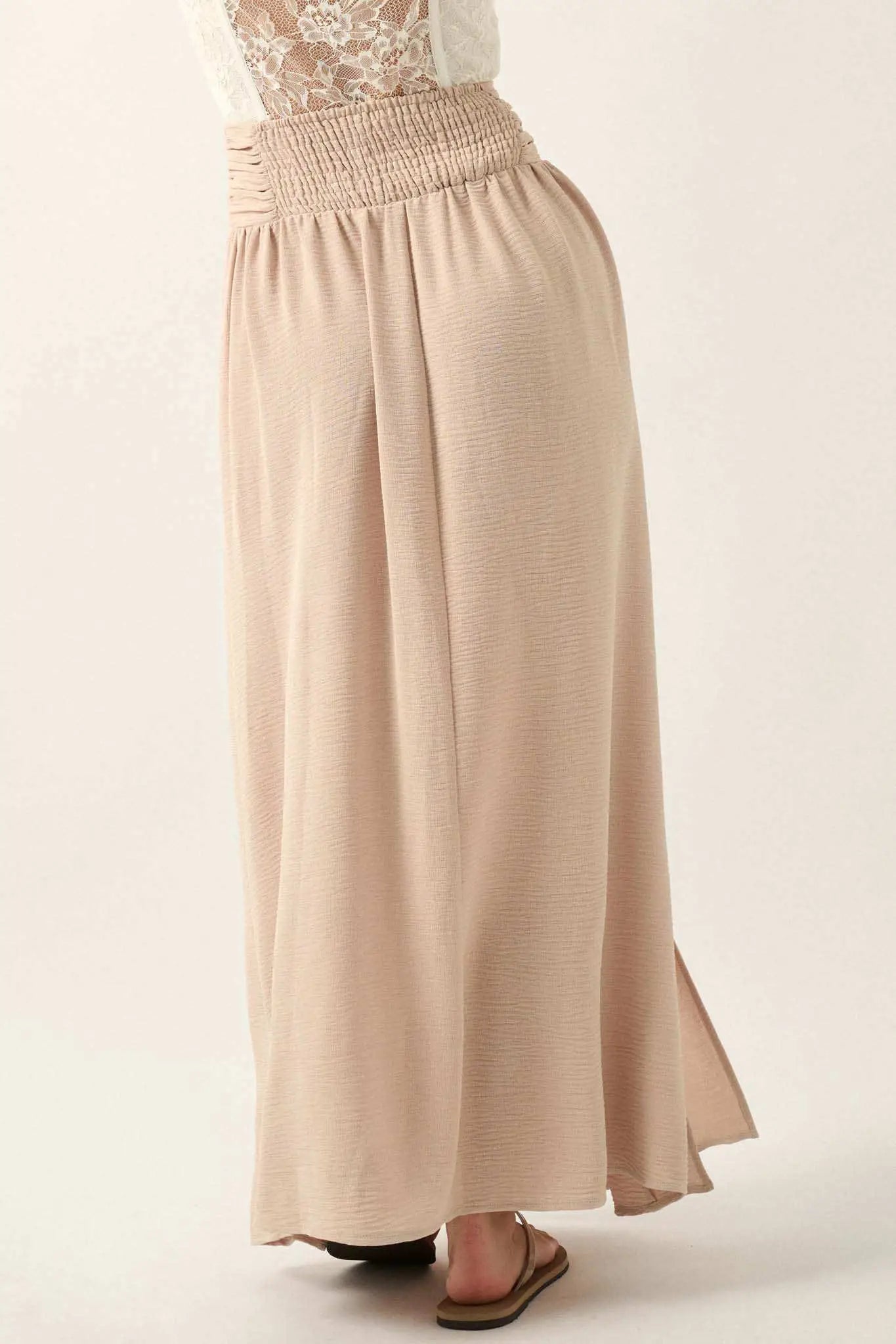 Loving You is Easy Double Slit Crepe Maxi Skirt