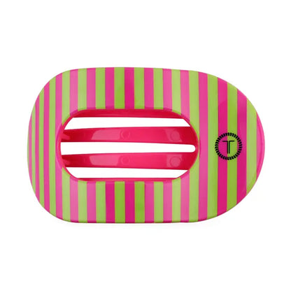 Medium Round Flat Hair Clip (Summer Crush)