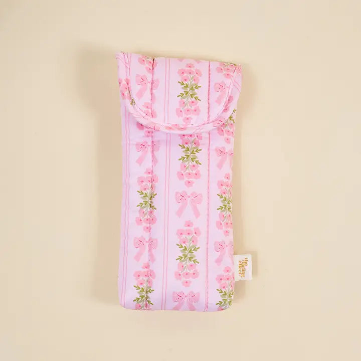 Oh So Pink Puffy Sunglasses Case