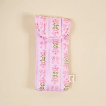 Oh So Pink Puffy Sunglasses Case