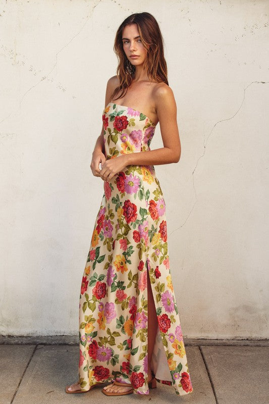 Romantic Garden Maxi Dress
