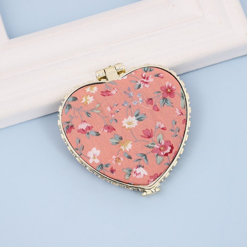 Floral Travel Compact Mirror