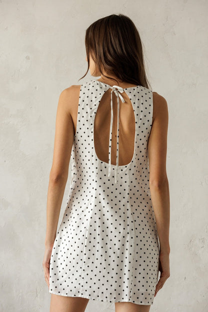 Parisian Polka Mini Dress
