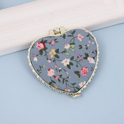 Floral Travel Compact Mirror